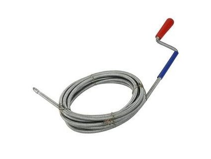 9510 pruzina kanalizacna pochromovana krtko 15m pr 9mm