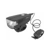 17502 svietidlo na bicykel 350lm 1 2ah li po ipx4 microusb nabijanie klakson extol 43137