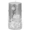 19527 sviecka magichome vianoce 7x12 5 cm strieborna s krajinkou