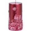 19530 sviecka magichome vianoce 7x12 5 cm cervena s krajinkou