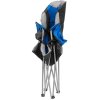 20427 3 stolicka strend pro skladacia modra kempingova 80x50x105 cm