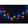 Vianočná reťaz MagicHome Cherry Balls, 100 LED multicolor, IP44, 8 funkcií, 9,90 m