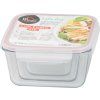 Dóza MagicHome, sada 3 ks, sklo, s vekom, 450/1000/1900 ml