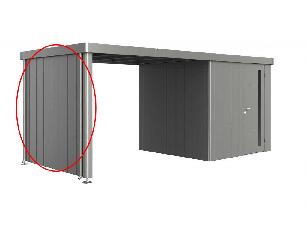 87028 Seitenwand Neo 2A 2D quarzgrau Focus Rendering