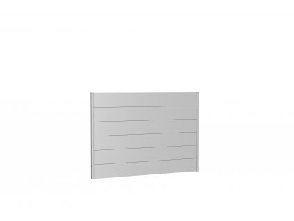 9003414159846 Sichtschutz Wandpaneele h135 b200 silber Rendering