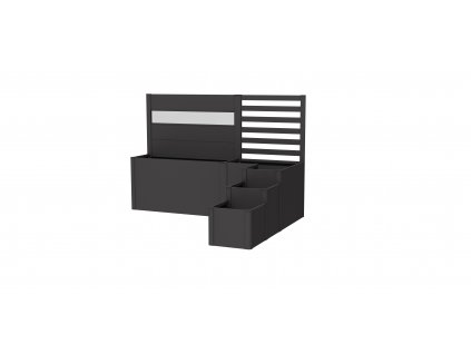 9003414173484 Davinci Mustervariation V2 dunkelgrau L Treppe Rendering