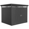zahradni domek highline H3 tmave seda, dvoukridly
