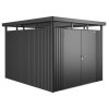 zahradni domek highline H5 tmave seda, dvoukridly