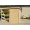 Dreváreň so záhradným domčekom 3-Kubík (1,35 × 2,7 m)