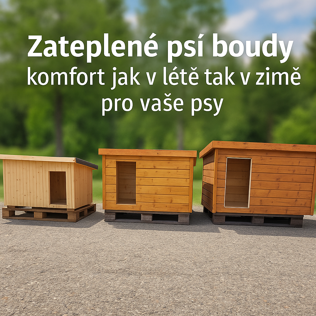 Zateplené psí boudy