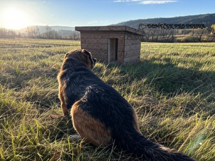 Eko zateplená psí bouda Sára +