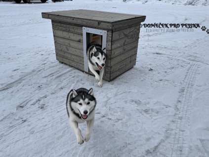 Eko zateplená psí bouda Max