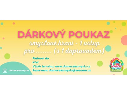 DÁRKOVÝ POUKAZ