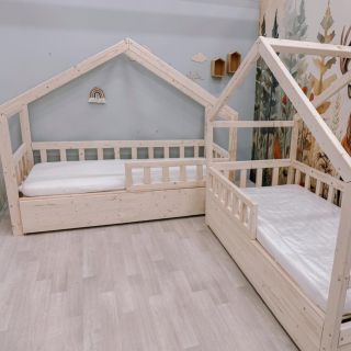 Domečkove postele 3v1 Aurora 🌟 #domeckovapostel #domeckovepostelekids #postylka #detskypokoj #detskypokojicek