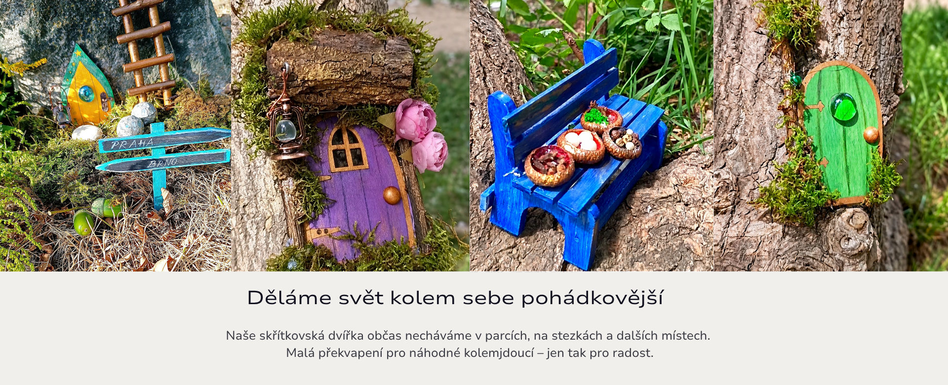 Sledujte Domečky pro skřítky na Instagramu