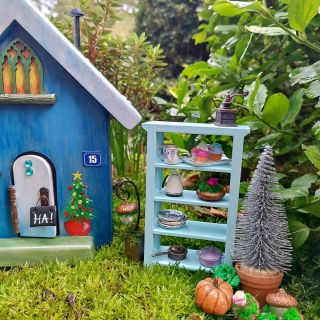 Domečky pro skřítky, Vánoční domeček, Halloween, Skřítek, Dollhouse Miniatures, Garden Miniatures, Maileg