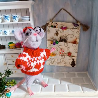 Advent calendar, Mouse, Maus, Mauschen, Myšák, Maileg, Adventní kalendář, Skřítkův adventní kalendář, Miniatura🐭🐭🐭🐭🐭