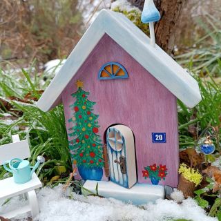 ❄️❄️❄️❄️❄️ Wooden house, Chrismas, Holzhaus, Weihnachten, Domečky pro skřítky, Vánoce