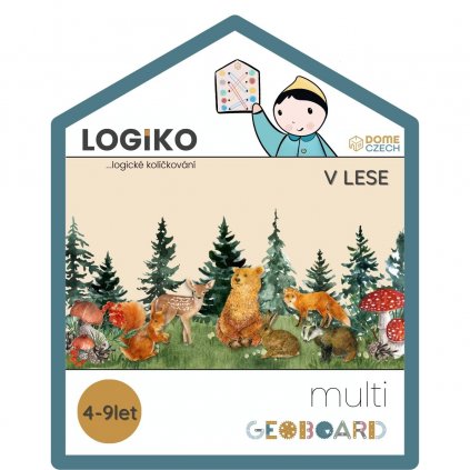 logiko na geoboard v lese