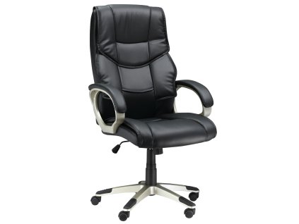 Kancelářská židle HOMCOM výškově nastavitelná 114-124H cm, s funkcí houpání, ergonomická kancelářská židle | Aosom