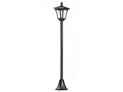 Outsunny Solární zahradní lucerna Lantern Path Light s LED 40 lumenů černá 18 x 18 x 160cm | Aosom