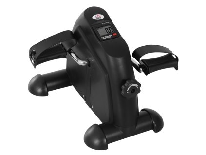 HOMCOM mini cyklotrenažér s LCD displejem, litinový, černý, kompaktní 35x40x31cm pro domácnost a fitness | Aosom.de