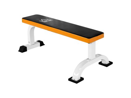 HOMCOM Posilovací lavice Plochá lavice Fitness lavice Multifunkční posilovací lavice z oceli černá 112x62x43 cm pro domácnost | Aosom.de