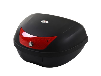 HOMCOM kufr na motorku kufr na skútr 48L pro motocykly skútry mopedy čtyřkolky horní kufr černý 59x43x33cm pro bezpečnou přepravu | Aosom.de