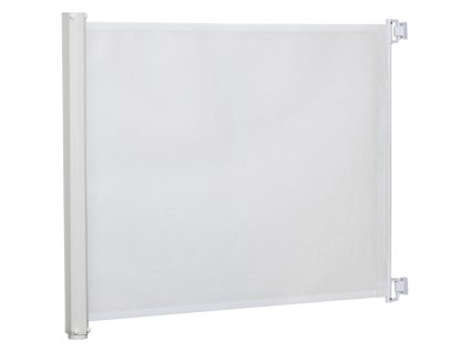 Schodišťová branka PawHut výsuvná bezpečnostní branka do dveří bezpečnostní přepážka PVC bílá 115x82,5 cm pro děti a domácí zvířata | Aosom.de