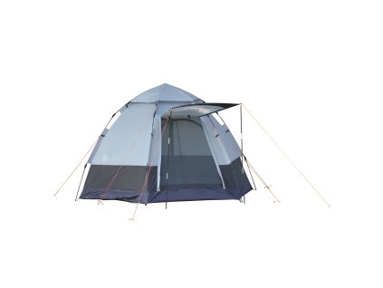 Outsunny kempinkový stan pro 3-4 osoby, rodinný stan, kopulovitý stan, 210T PU, ocel, sklolaminát, šedá+černá, 240 x 240 x 195 cm| Aosom