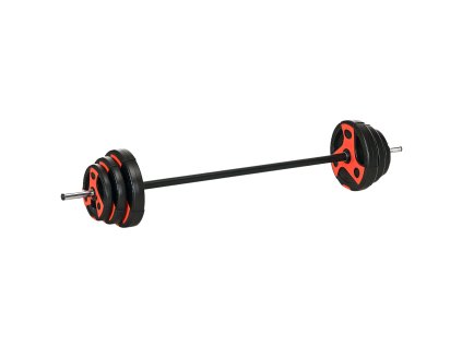 SPORTNOW sada činek 20 kg nastavitelná sada činek s protiskluzovým úchopem 6 zátěžových desek vhodná na podlahu pro domácí trénink | Aosom.de