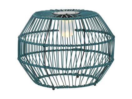 Outsunny solární světlo zahradní lampa vodotěsné světlo cesty se světelným senzorem automatický LED buben design pro balkon a terasu zelená | Aosom.de