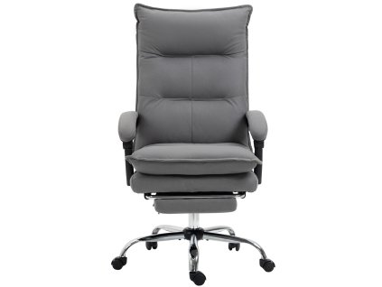 Kancelářská židle Vinsetto s masážní funkcí, výškově nastavitelná kancelářská židle, ergonomická židle k PC v tmavě šedé barvě pro pohodlí v kanceláři | Aosom.de