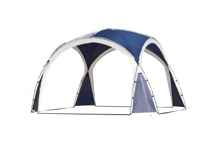 Outsunny kopulový stan pro 6-8 osob 3,5x3,5x2,22 m zahradní stan párty stan pavilon terasa polyester modrá | Aosom.de