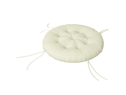 Polštářek na zahradní židli Outsunny pro měsíční židli s 10 cm polstrováním, pohodlný polyesterový polštářek na židli v béžové barvě pro zahradní nábytek | Aosom.de