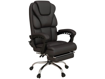 Výškově nastavitelná kancelářská židle Vinsetto s masážní funkcí, ergonomická kancelářská židle, manažerská židle, do 120 kg, černá | Aosom