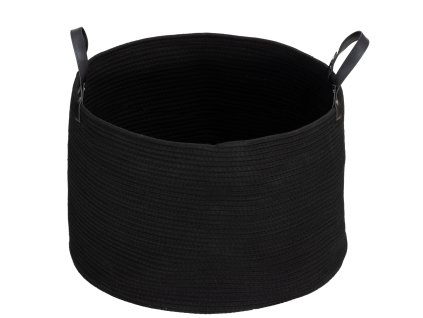 HOMCOM Koš na prádlo 88L Skládací koš na prádlo s rukojetí, box na prádlo do koupelny, 56 x 56 x 35,5 cm, černý