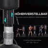 HOMCOM Boxovací pytel ve stoje, nastavitelná výška 158-186 cm, boxovací figurína pro trénink, boxerský partner, černá a hnědá | Aosom.de