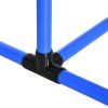 PawHut agility set pro psy 4-dílný 99x65x94 cm výškově nastavitelný se 2 překážkovými tyčemi 2 slalomovými tyčemi a 4 plastovými zemními tyčemi Modrá | Aosom.de