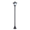 Outsunny Solární lucerna Zahradní lucerna Cestovní světlo s LED 10 lumenů Černá 15 x 15 x 120cm | Aosom