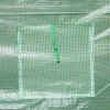 Outsunny Skleník na rajčata s oknem 500x200x210cm zelený polytunel pro zahradu a pěstování rostlin | Aosom.de
