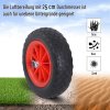 HOMCOM vozík na kanoe vozík na kajak vozík na surf skládací s pásem PU kolečka polstrovaný hliník stříbrný do 90 kg D70 x Š40 x V42 cm | Aosom