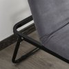 HOMCOM postel pro hosty skládací 2v1 nastavitelná stolička polyesterová ocelová pěna šedá 192x68x37cm | Aosom