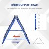 HOMCOM fotbalová odrazová branka odrazová síť nastavitelná na obou stranách 5 úrovní ocelová modrá 100 x 95 x 90 cm pro trénink a hru | Aosom.de