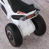 HOMCOM Dětská motorka s hudbou pro děti od 18 do 36 měsíců, bílá, 74x39x48 cm, stabilní a bezpečná pro batolata | Aosom.de