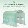 Polyethylenová fólie Outsunny, 3x2x2m, náhradní fólie se 6 okénky, pro zahradní tunel, skleník, polytunel, skleníková fólie, zahradní fólie | Aosom