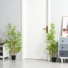 Outsunny Umělý bambus Dekorativní umělá rostlina 120cm realistický strom dekorace pro vnitřní prostory | Aosom.de