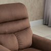 HOMCOM TV křeslo polohovací elektrické s masážní funkcí vyhřívání polohovací funkce polyester světle hnědá 79x97x103cm pro pohodlí a relaxaci | Aosom.de