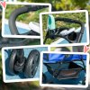PawHut kočárek pro psy kočárek pro psy se skládací funkcí Kočárek pro malé psy a kočky kočárek pro kočky Oxford Blue 67 x 45 x 96 cm | Aosom