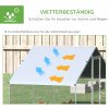 PawHut kurník, 3 x 6 x 2 m, volný výběh XXL, venkovní kurník se stínem, střecha, pro 12-18 kuřat, kachny, králíky, ocel| Aosom
